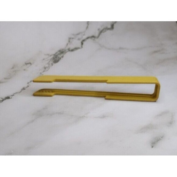 Tupperware Toaster Tongs Harvest Gold Hostess Party Gift Kitchen Gadget VTG - Picture 2 of 6